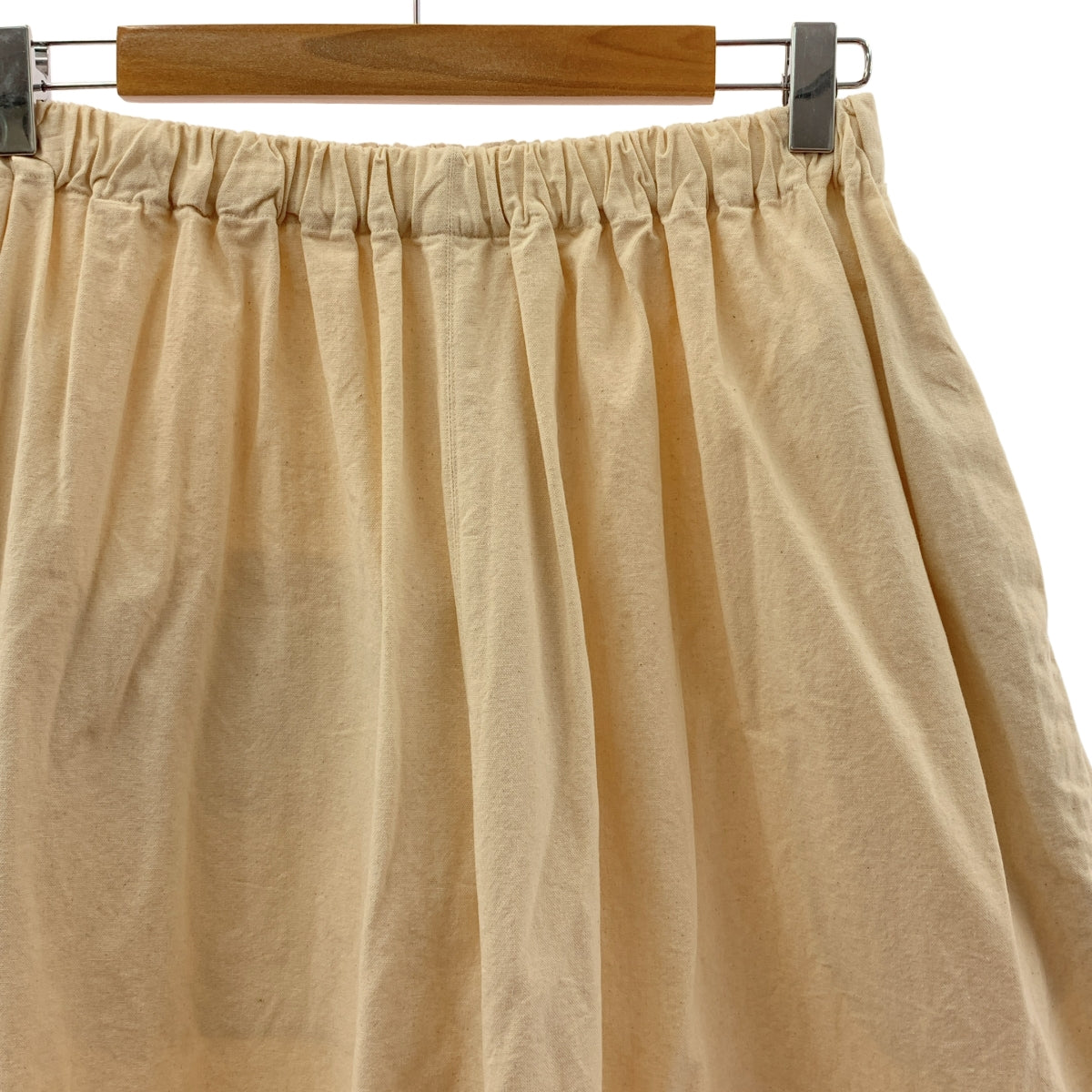 ゴーシュ / ゴーシュ | コットン オックス 8分丈 イージー ワイドパンツ | M | ベージュ | レディース