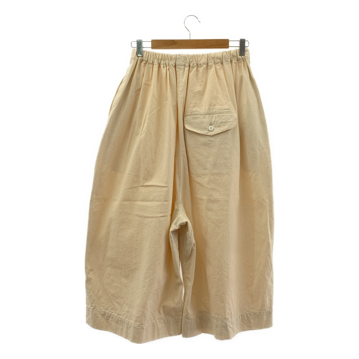 ゴーシュ / ゴーシュ | コットン オックス 8分丈 イージー ワイドパンツ | M | ベージュ | レディース