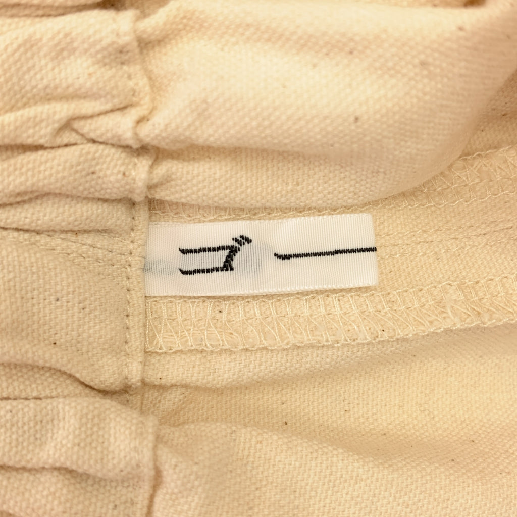 ゴーシュ / ゴーシュ | コットン オックス 8分丈 イージー ワイドパンツ | M | ベージュ | レディース