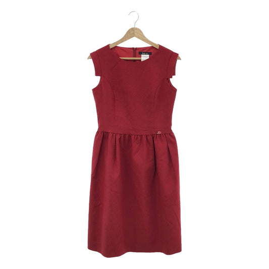 Rene | Crew neck sleeveless dress | 36 | Red | Women's