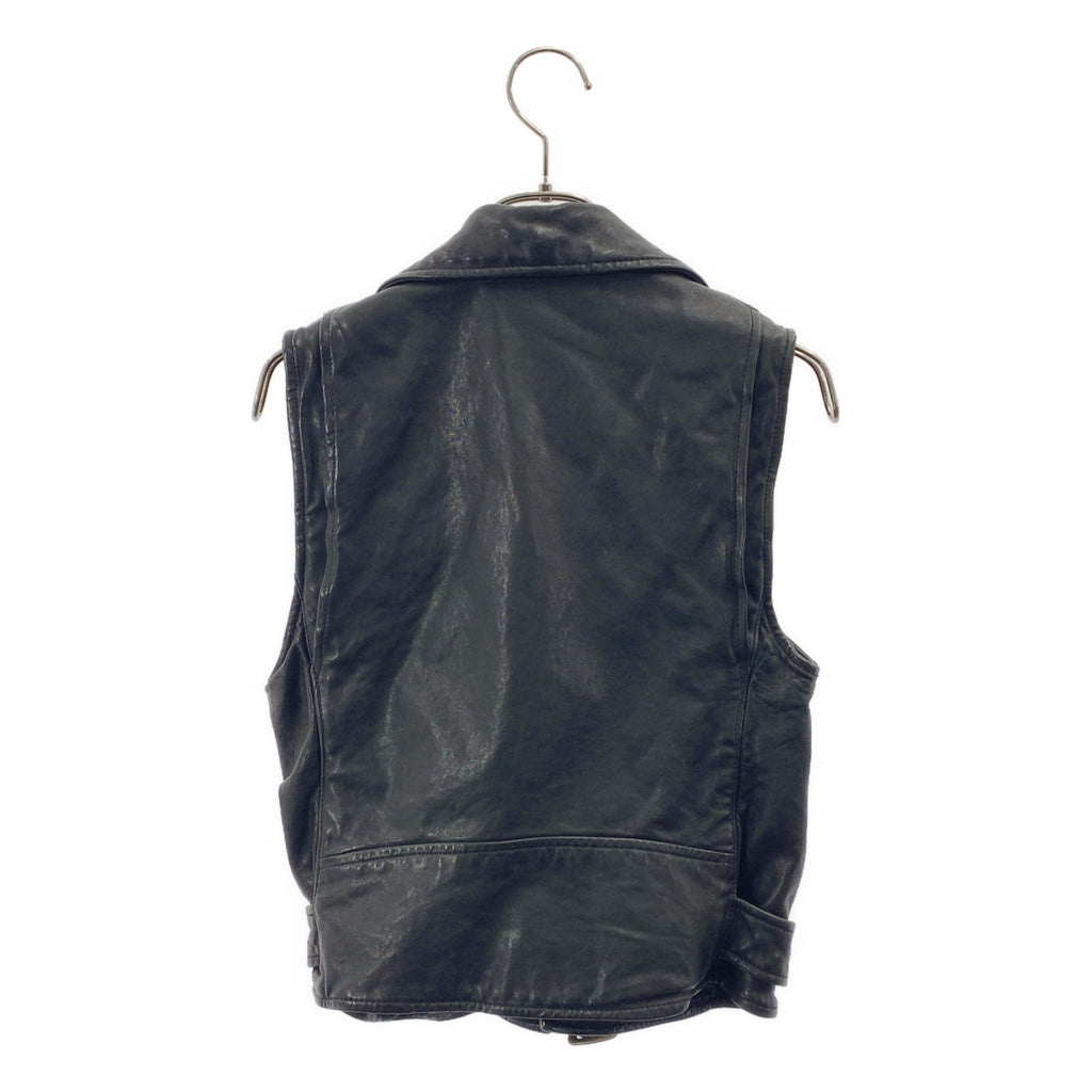 beautiful people / ビューティフルピープル | ダブルライダース レザー ベスト ジャケット | 130 | レディース