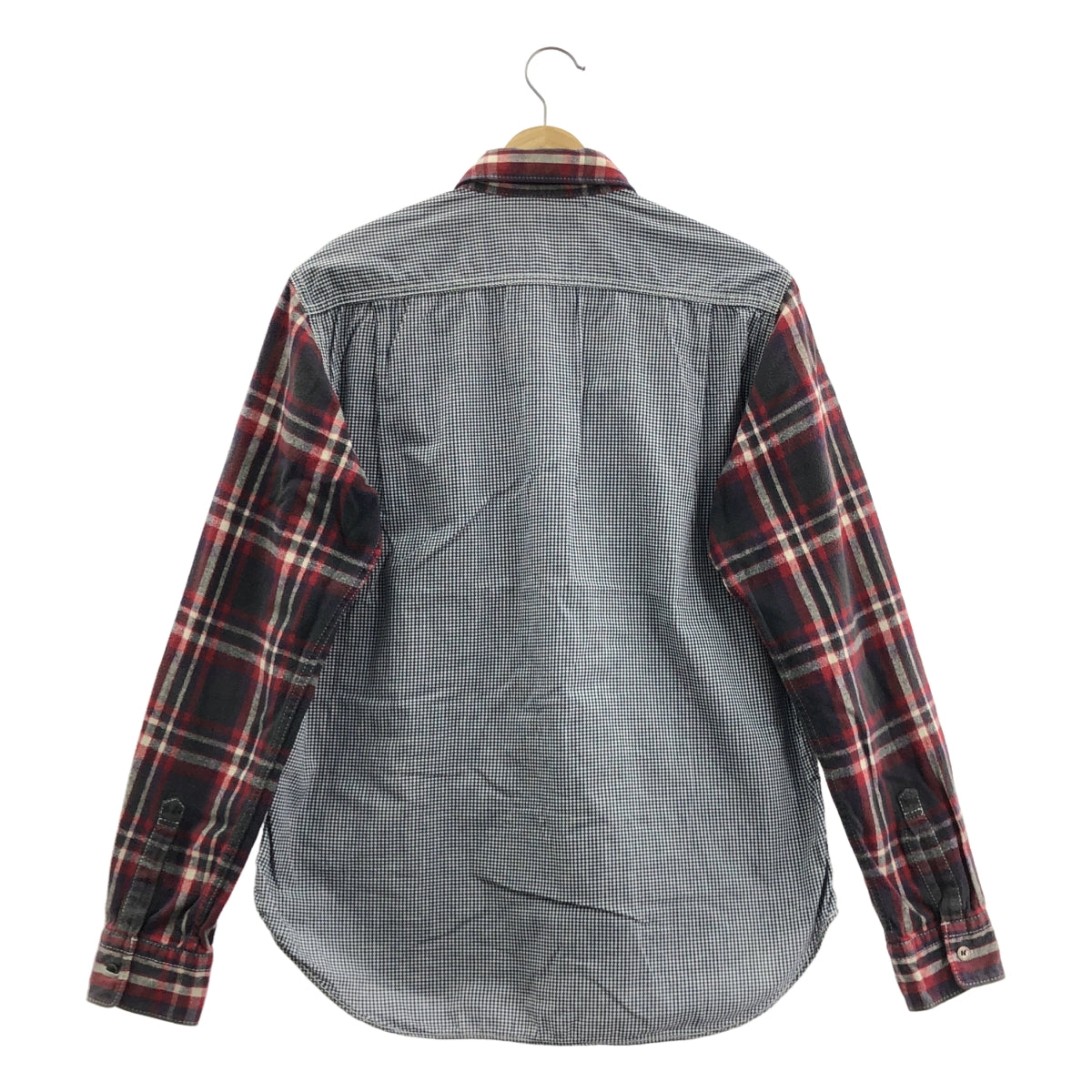 COMME des GARÇONS HOMME | 2011 秋冬 |後幅格紋法蘭絨襯衫 | |尺寸小 |多色|男士