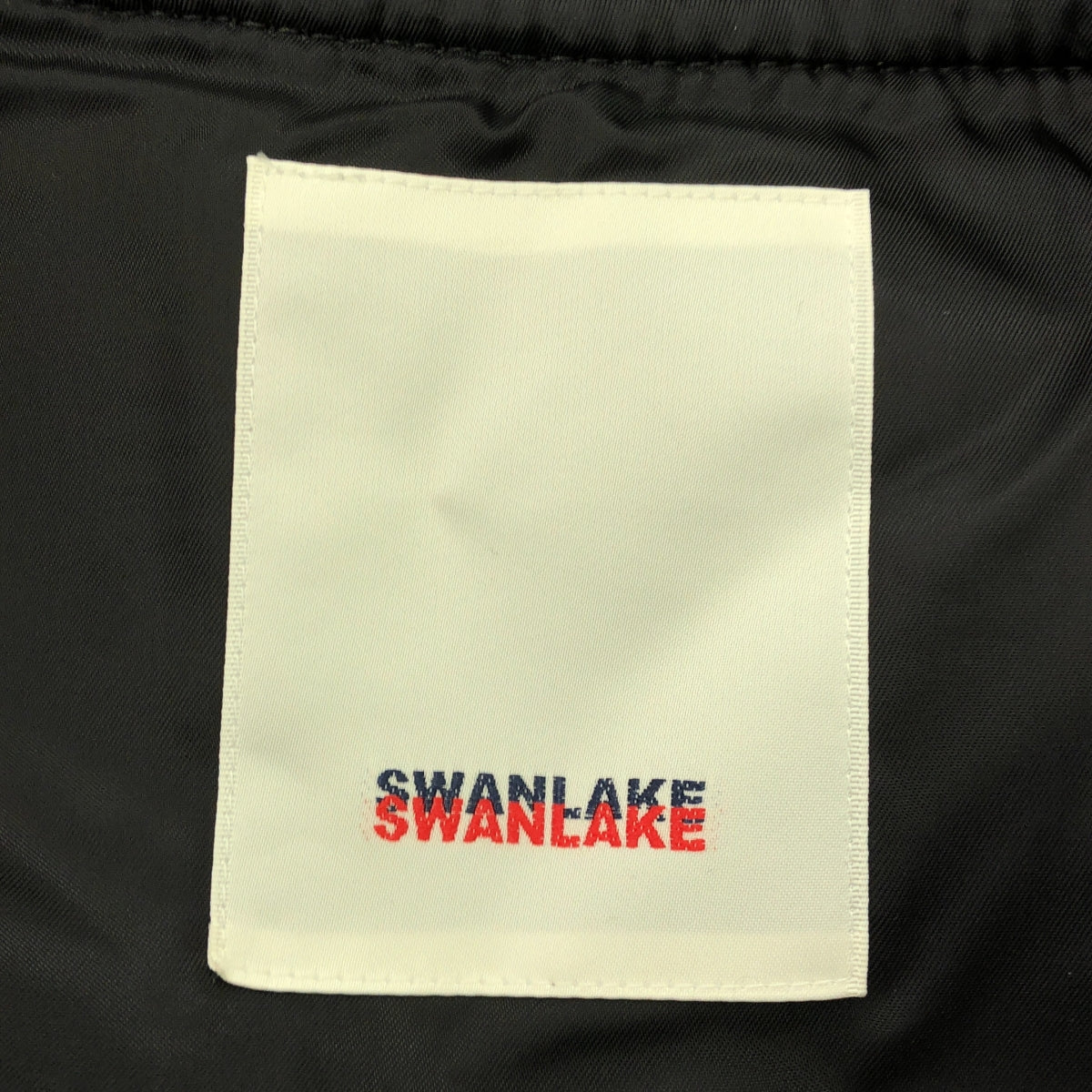 SWANLAKE / スワンレイク | Bonding blouson ウール 中綿入 リブ ブルゾン | M | ブラック | レディース