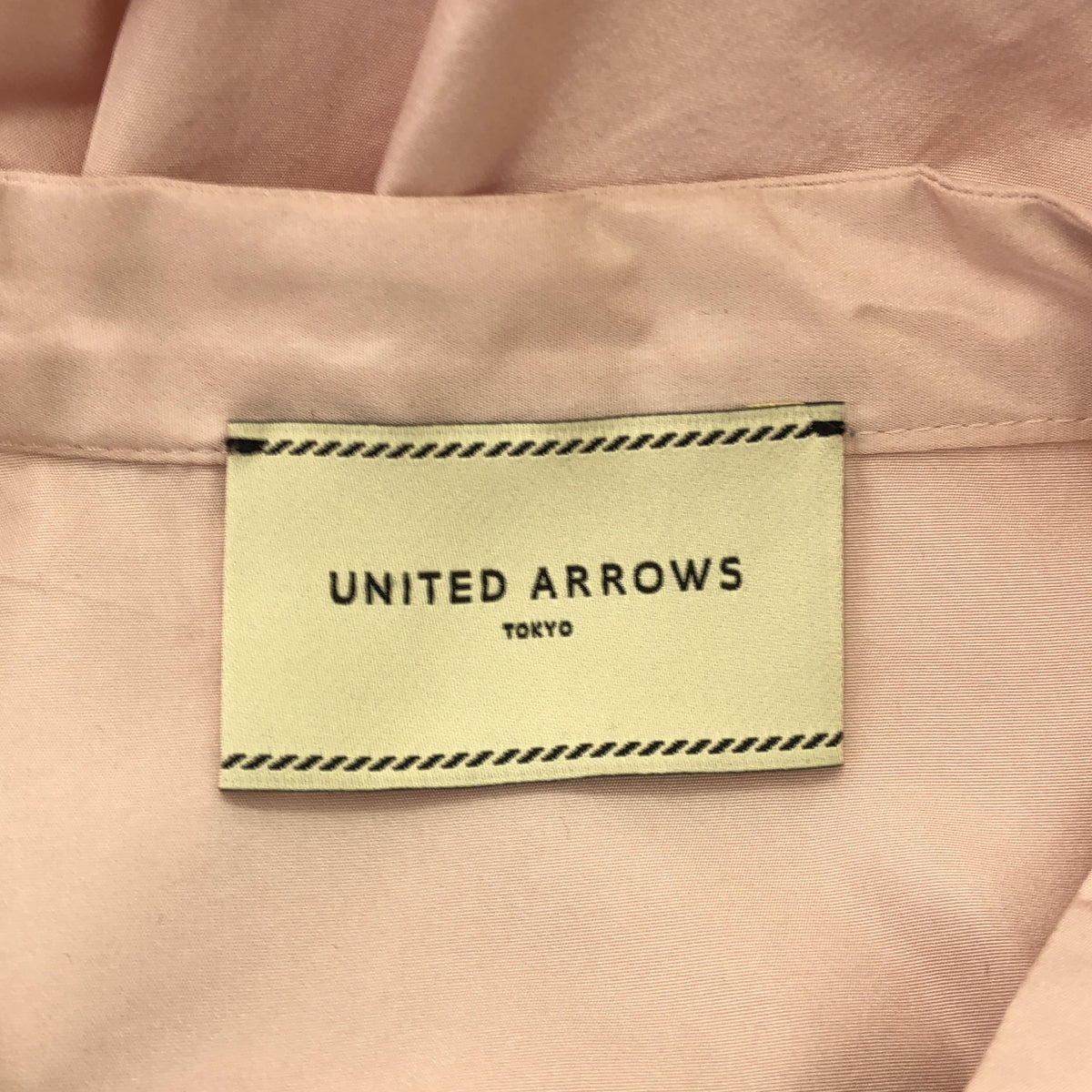 UNITED ARROWS / 유나이티드 애로즈 | 밴드 컬러 개더 셔츠 | F | 핑크 | 여성
