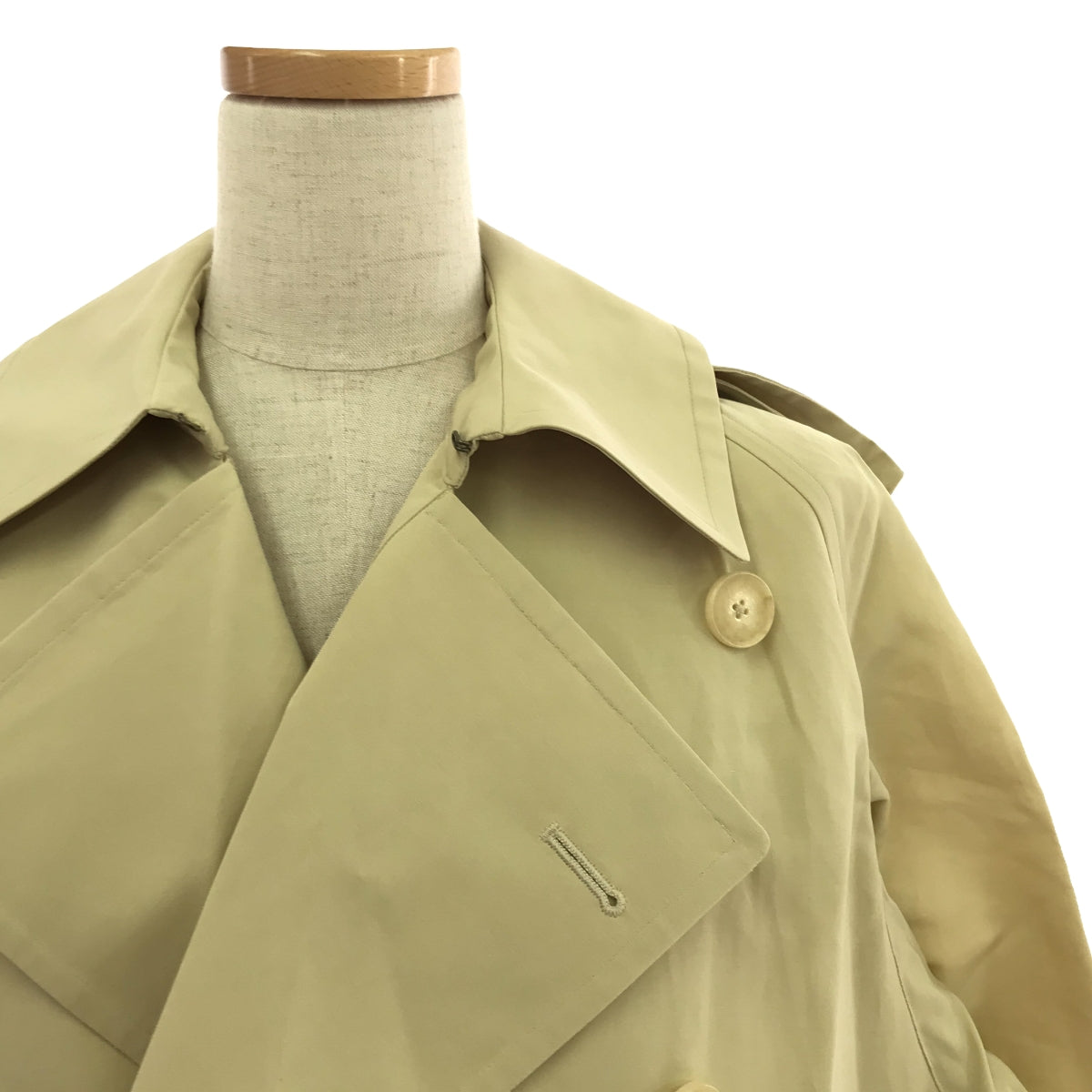 [New] AURALEE | 2023SS | BIG TRENCH COAT | 0 | Beige | Women's