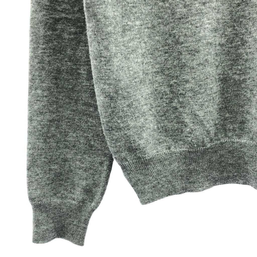 Maison Margiela | 2021 秋冬 | 羊毛手肘貼片針織套頭衫 | XL | 灰色 | 女款