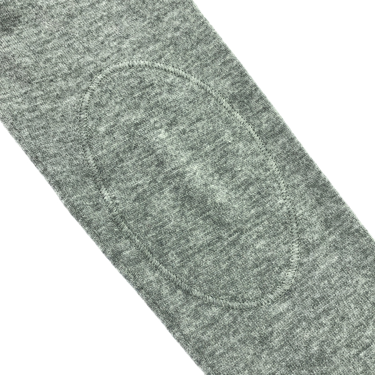 Maison Margiela / メゾンマルジェラ | 2021AW | ウール エルボーパッチ ニット プルオーバー | XL | グレー | レディース