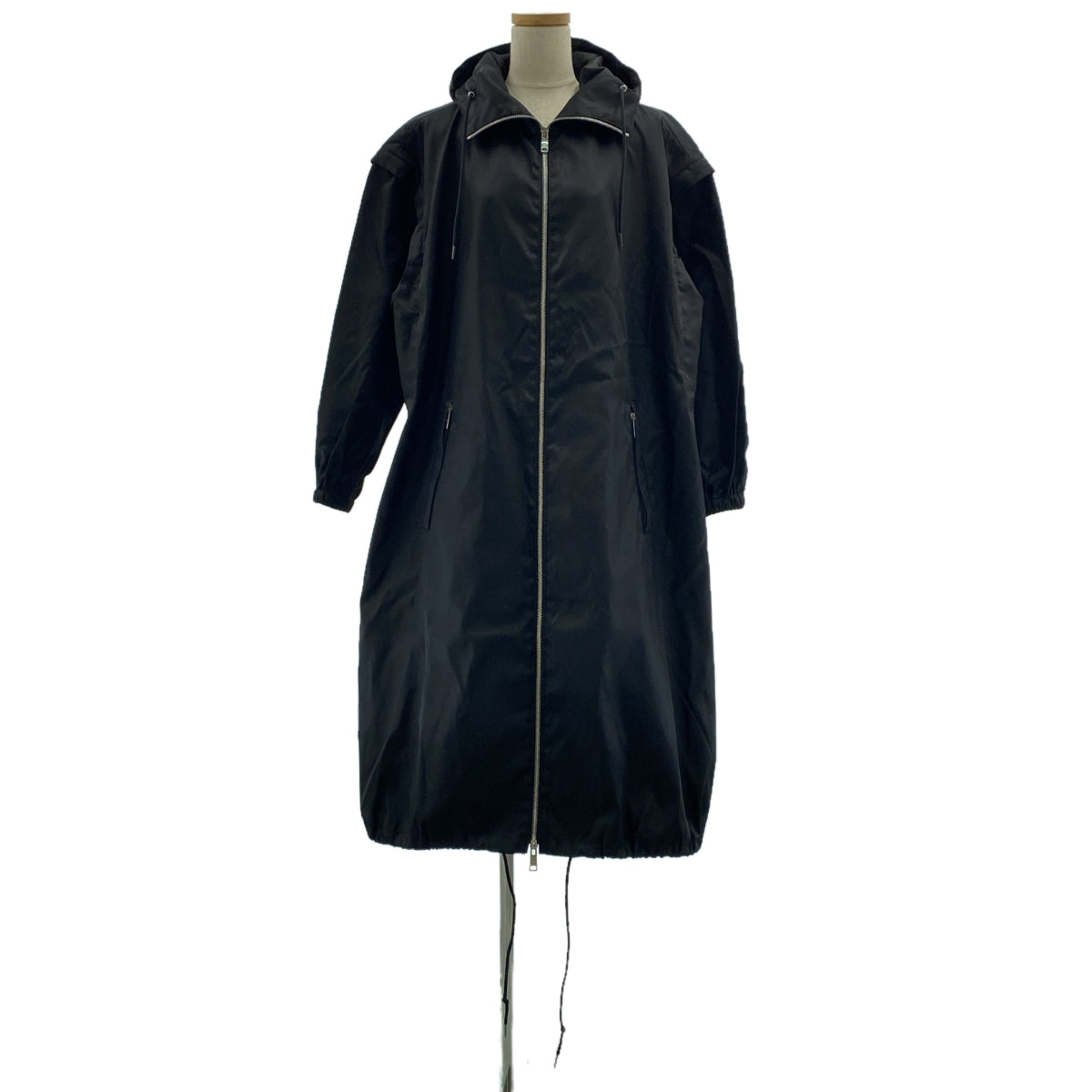 PRADA | RE-NYLON 兩用連帽大衣 | 尺寸 36 | 女款