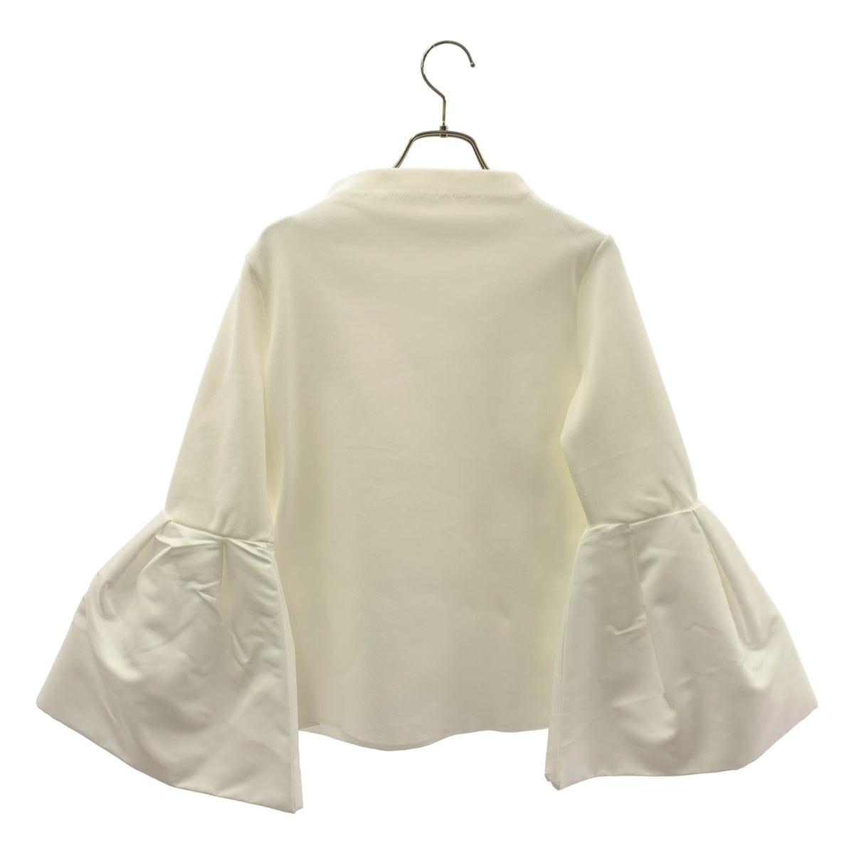 maison de Dolce / メゾンドドルチェ | ボリュームスリーブ スリット ニット ブラウス | F | レディース