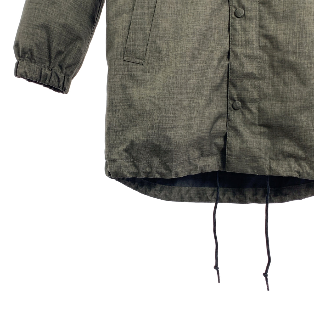 EDIFICE | 三向連帽褶皺羽絨外套 | 尺寸 46 | 卡其色 | 男款