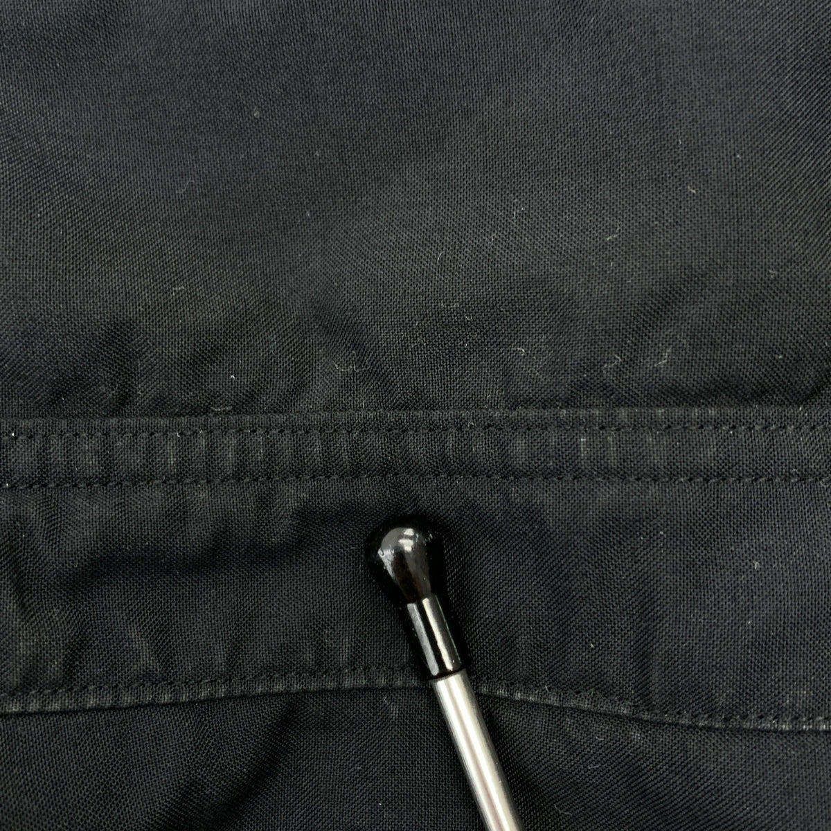 【美品】  COMME des GARCONS / コムデギャルソン | 2020AW | ポリエステル 製品加工 ギャザー ボリューム シャツ ブラウス | S | ブラック | レディース