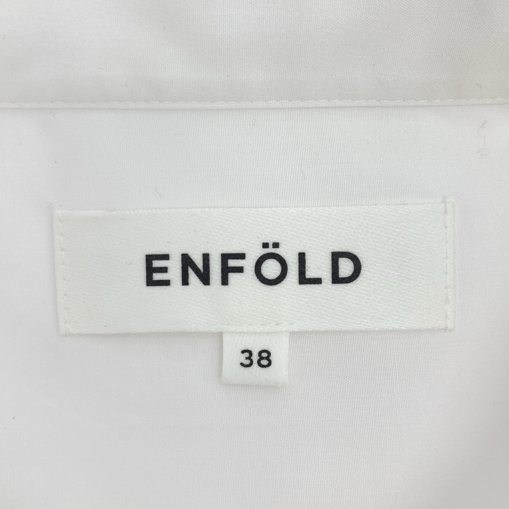 ENFOLD | 半袖襯衫，純棉 | 尺寸 38 | 女款