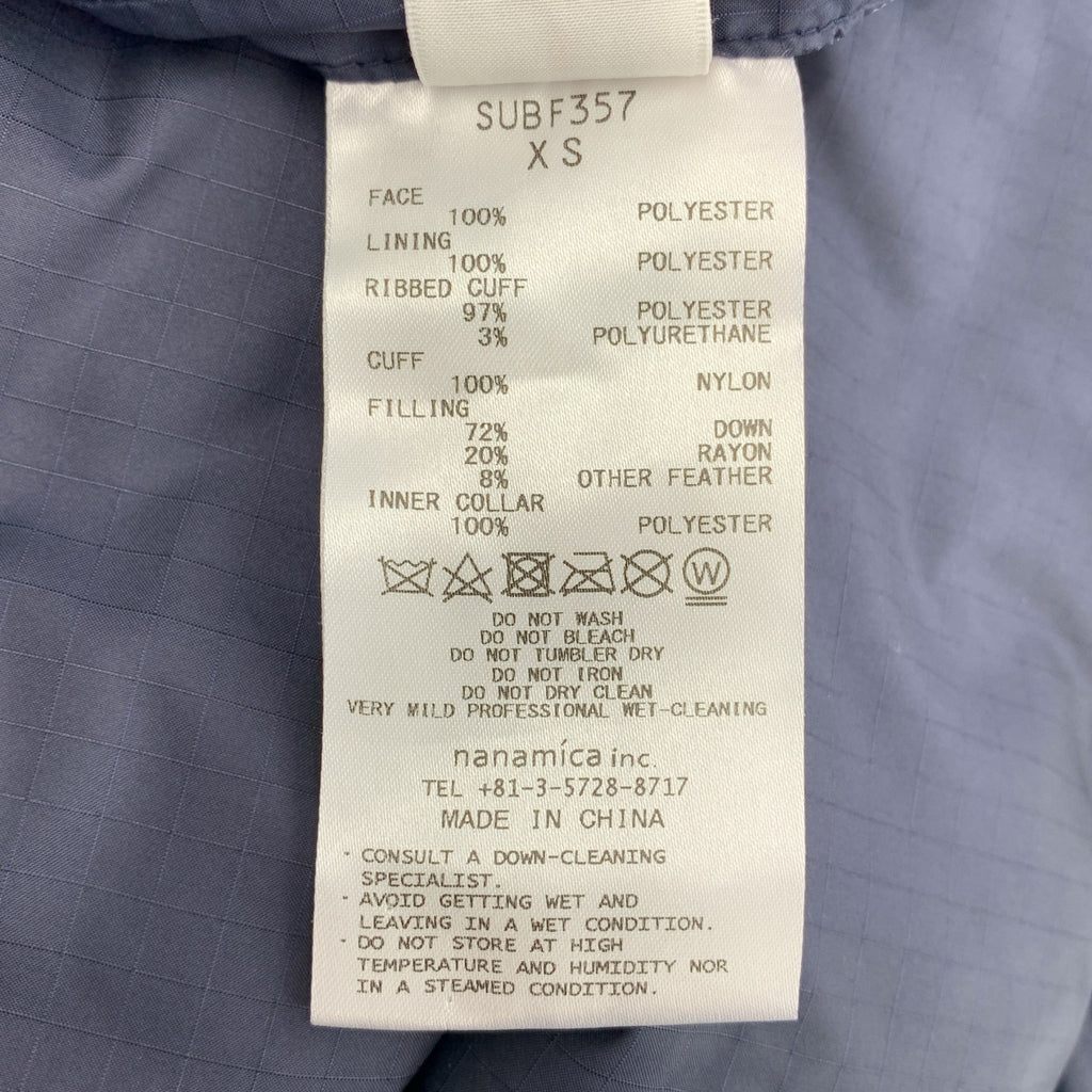 nanamica / 나나미카 | GORE-TEX Down Coat Sunset 다운 재킷 | XS | 남성