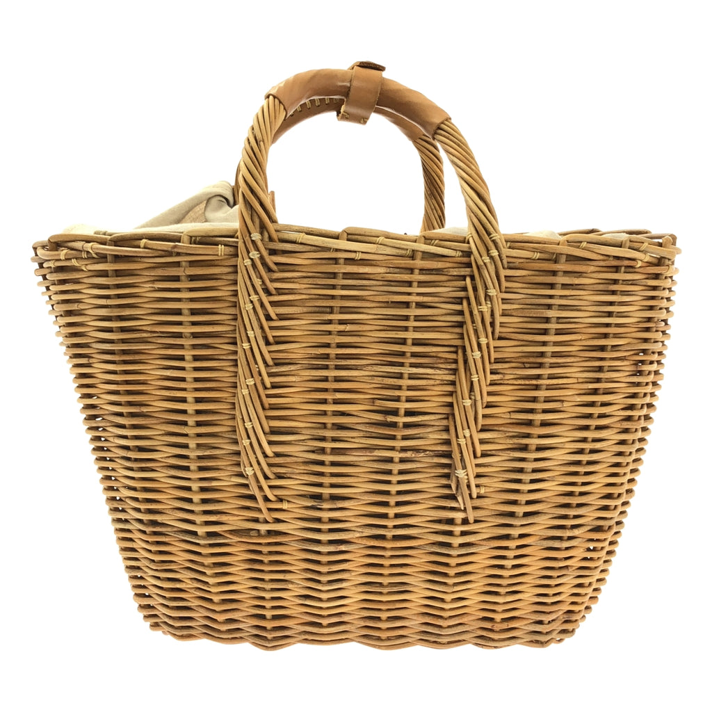 ebagos / エバゴス | レザーハンドル カゴバッグ |