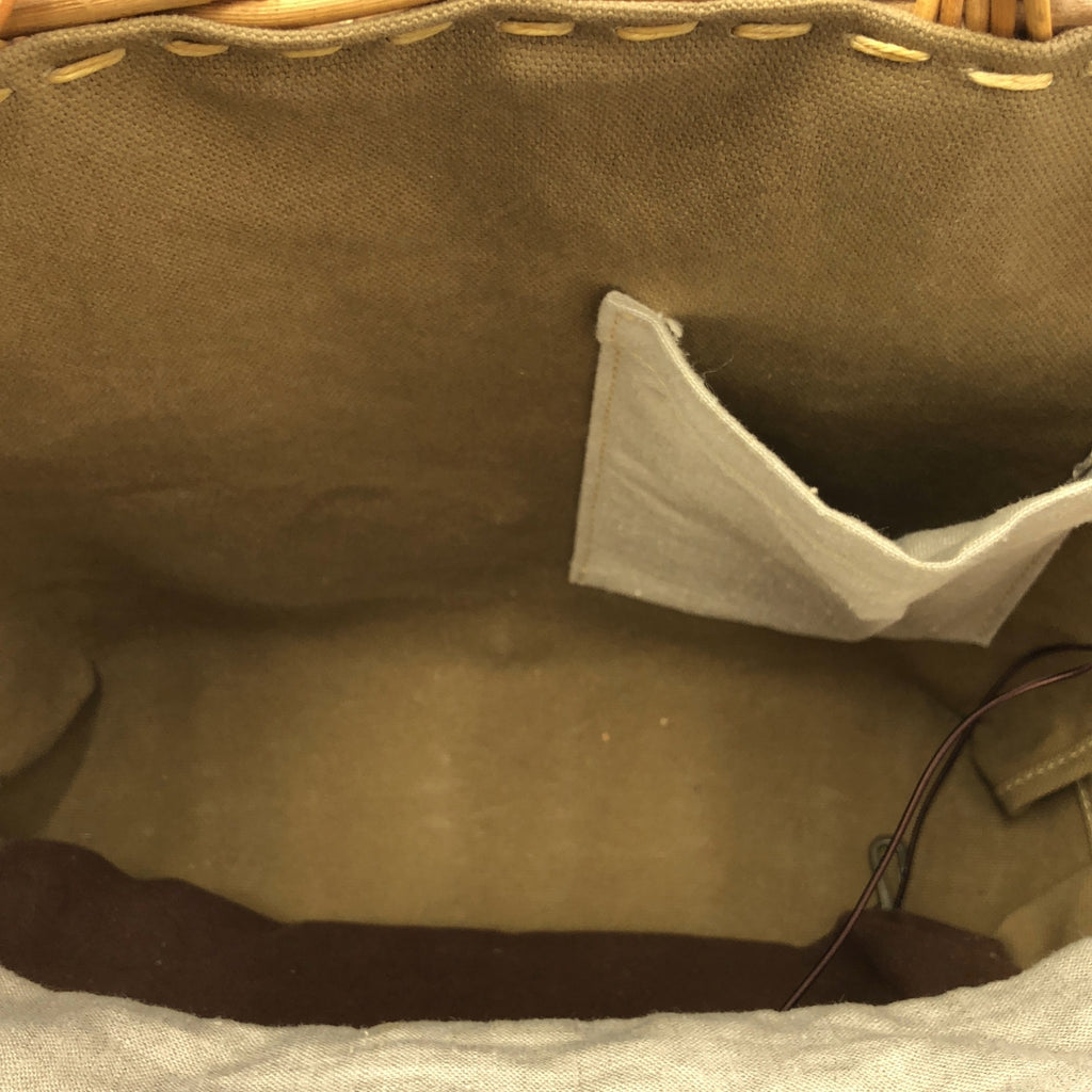 ebagos / エバゴス | レザーハンドル カゴバッグ |