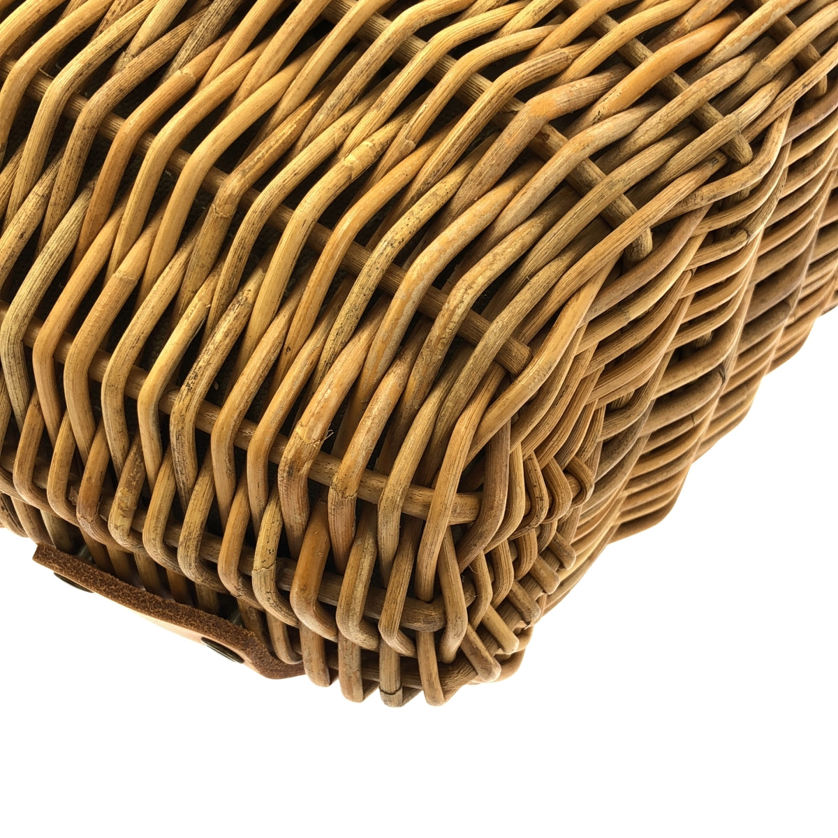 ebagos / エバゴス | レザーハンドル カゴバッグ |