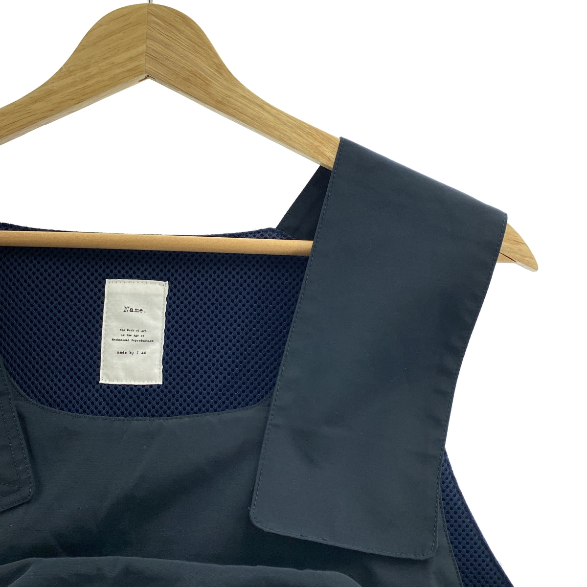 Name. / 네임 | 나일론 유틸리티 베스트 | F | 네이비 | 남성