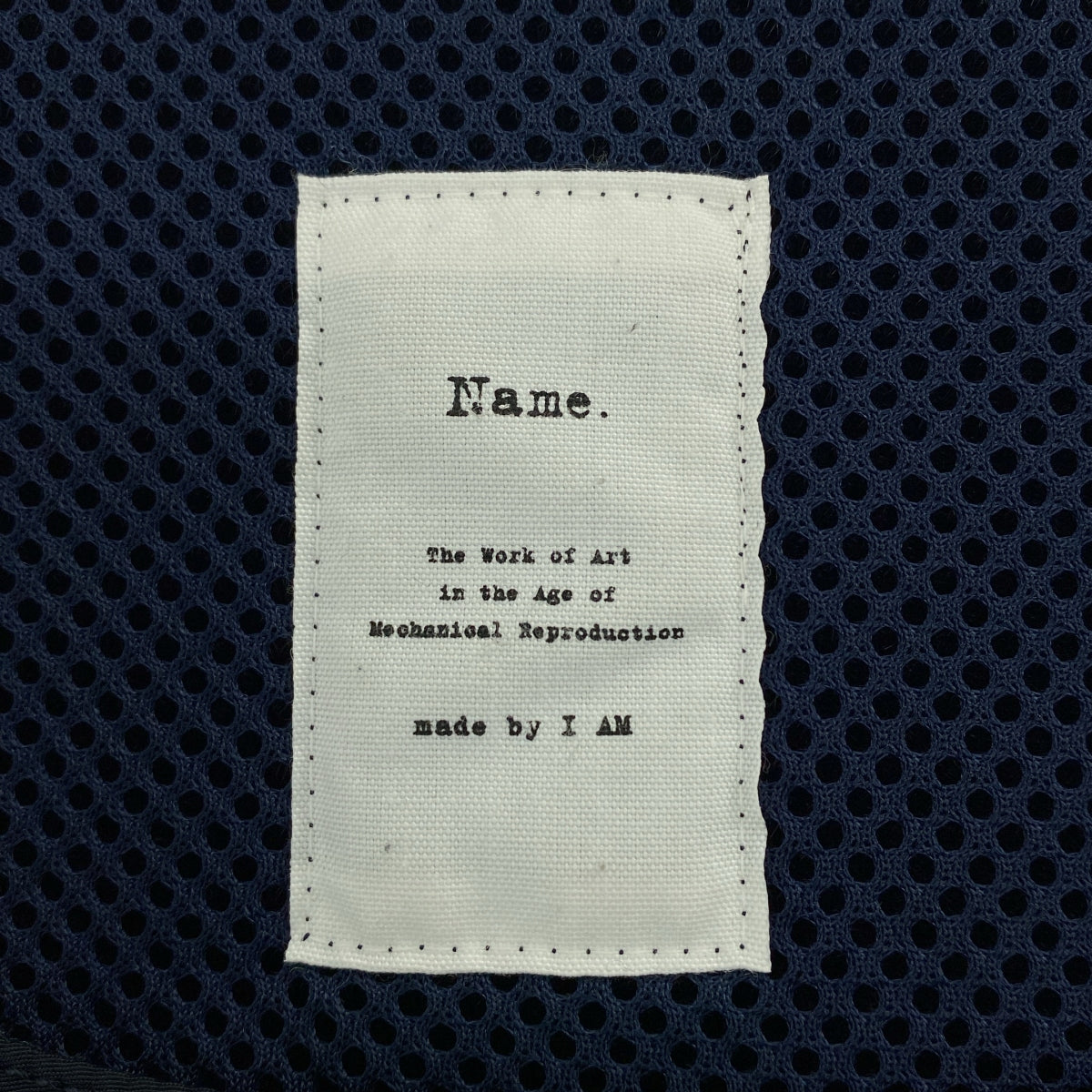 Name. / 네임 | 나일론 유틸리티 베스트 | F | 네이비 | 남성