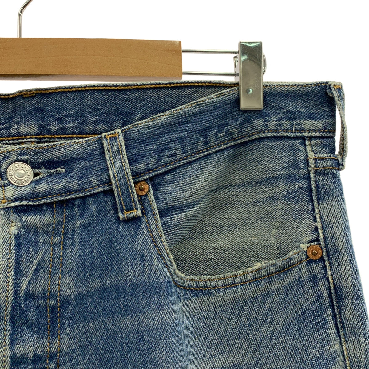 Levi's / 리바이스 | PATRINIA 패트리니어 501XX 핸드 스티치 데님 팬츠 | W35 L32 |