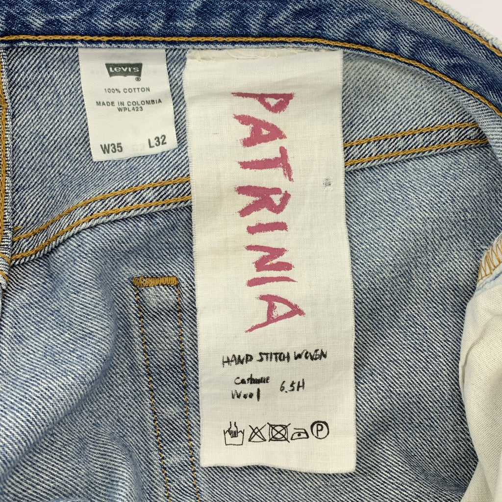 Levi's / リーバイス | PATRINIA パトリニア 501XX ハンドステッチ デニムパンツ | W35 L32 | メンズ
