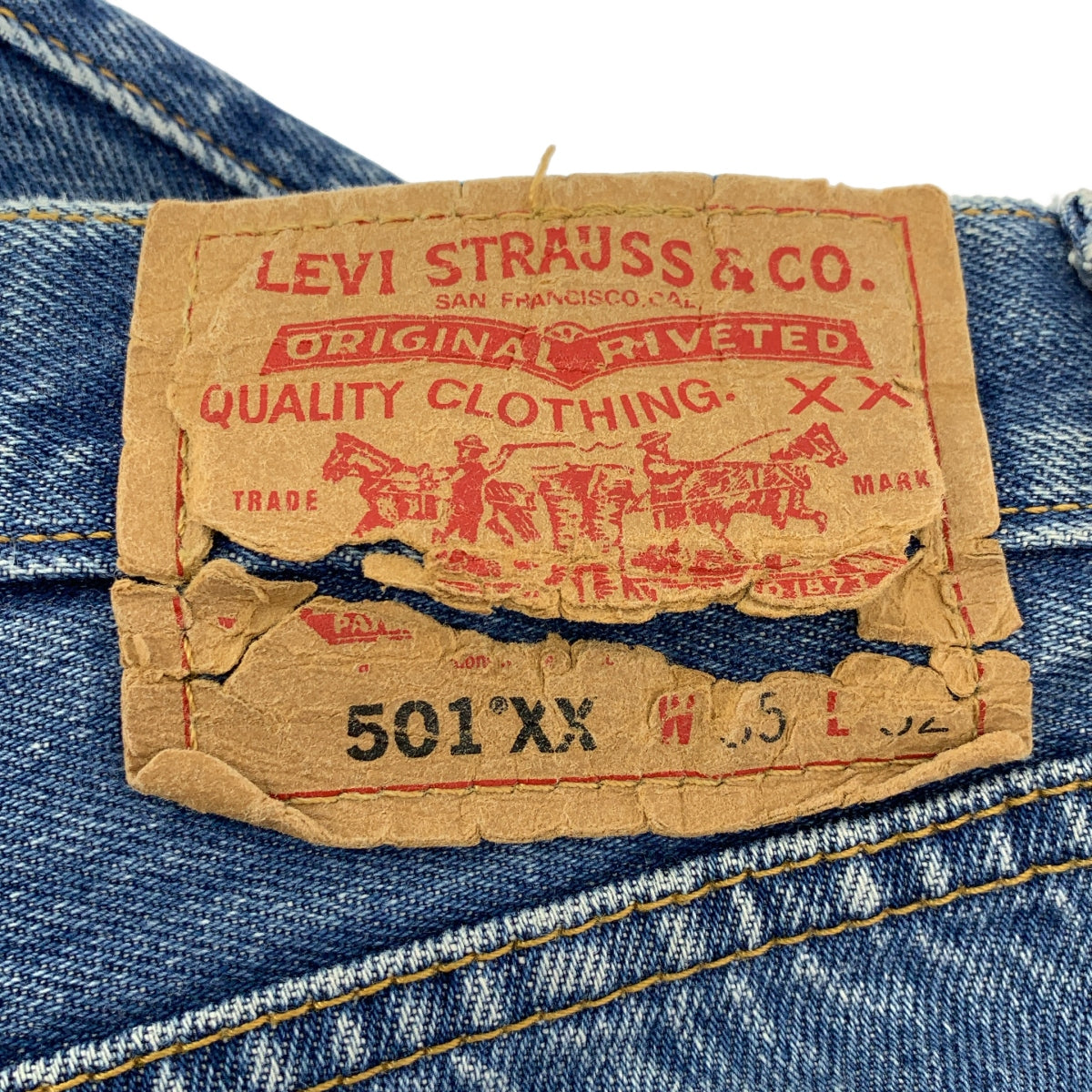 Levi's / リーバイス | PATRINIA パトリニア 501XX ハンドステッチ デニムパンツ | W35 L32 | メンズ