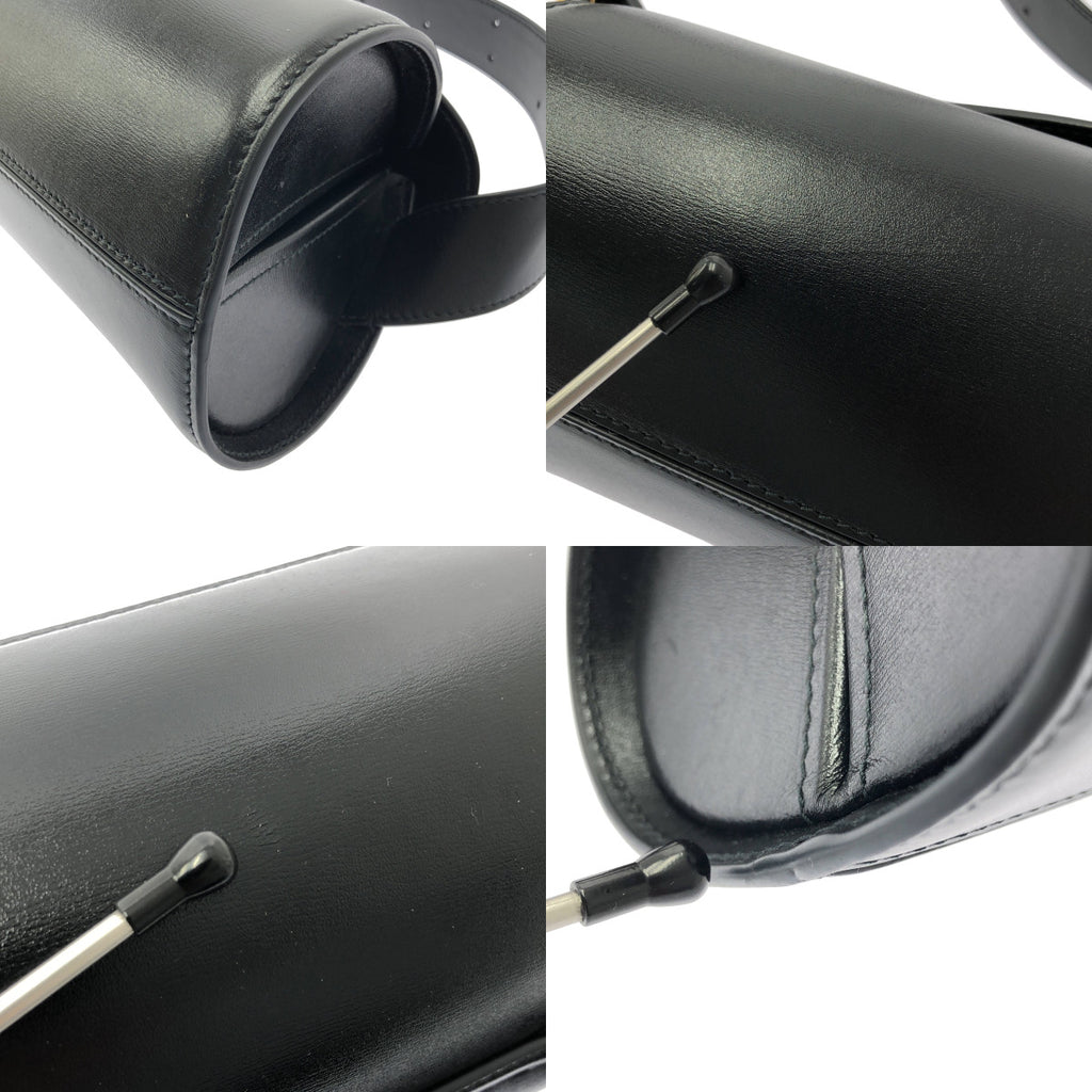 【美品】 JIL SANDER / 吉爾桑達 | Cannolo 大號皮革肩背包 | 黑色 | 女款