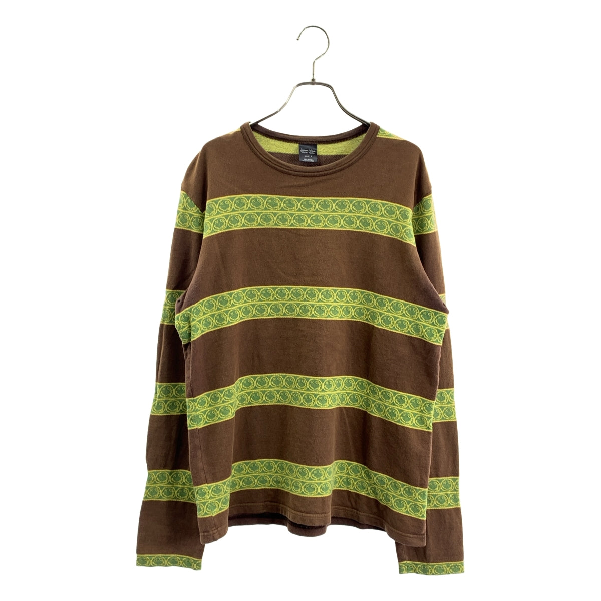 NUMBER NINE / ナンバーナイン? | 2003AW | カート期 スマイルボーダー ロングスリーブカットソー | 4 | メンズ