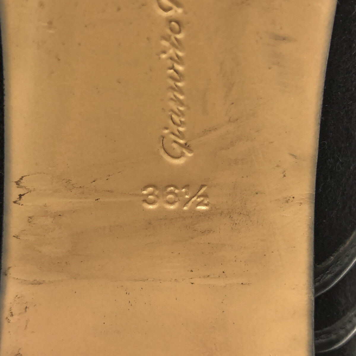 詹維托羅西 |繫帶短靴 | 36 1/2 |黑色 |女性的