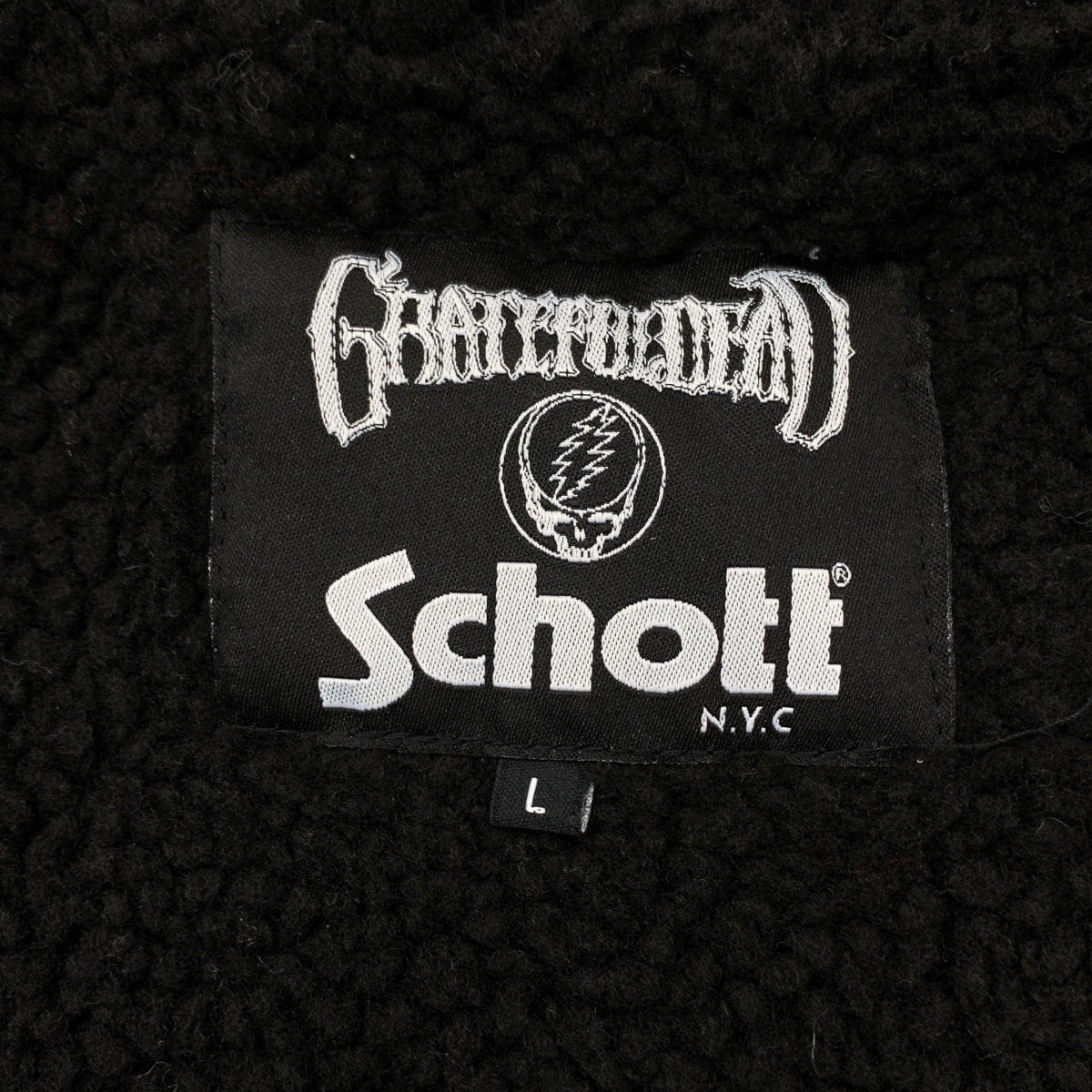 SCHOTT / Schott | x GRATEFUL DEAD 拉鍊毛衣 Grateful Dead 拉鍊毛衣 | L 碼 | 男款