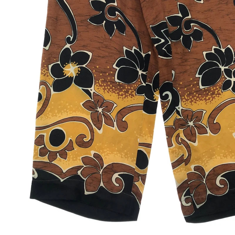 DRIES VAN NOTEN / ドリスヴァンノッテン | 2020AW | レーヨン フラワープリント ワイド イージーパンツ | 48 | メンズ
