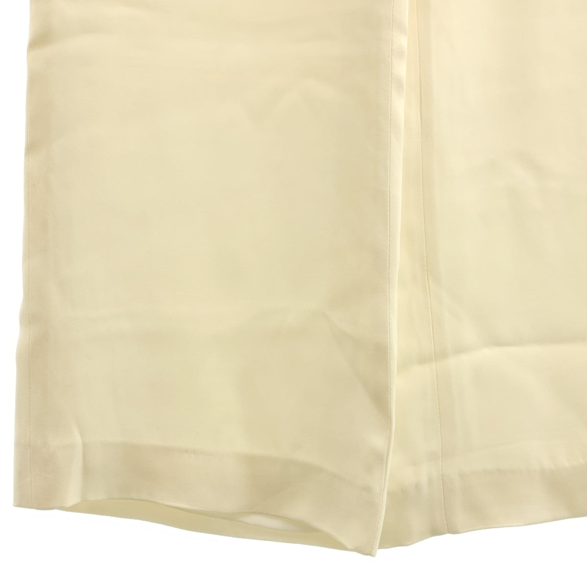 ARMANI COLLEZIONI / アルマーニコレツォーニ | アセテート ワイド スラックス パンツ | 40 |