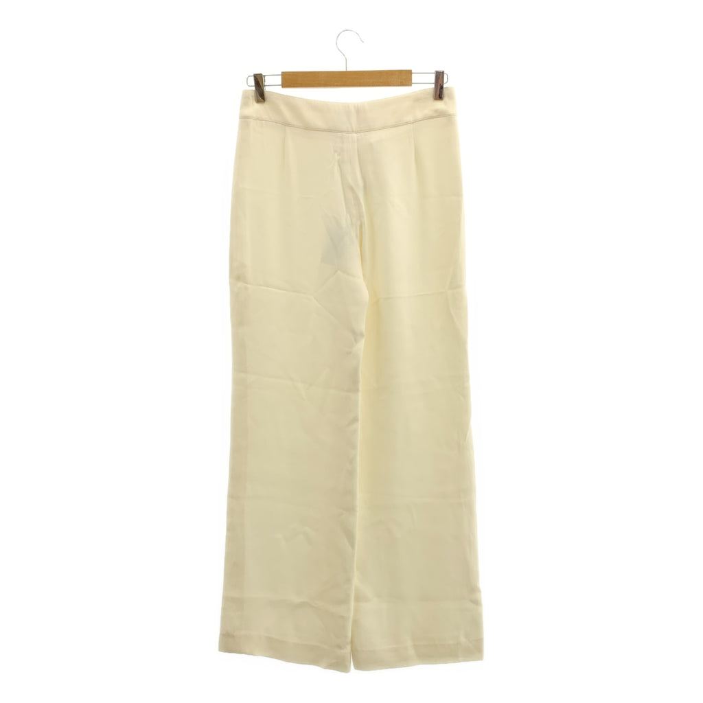 ARMANI COLLEZIONI / アルマーニコレツォーニ | アセテート ワイド スラックス パンツ | 40 |