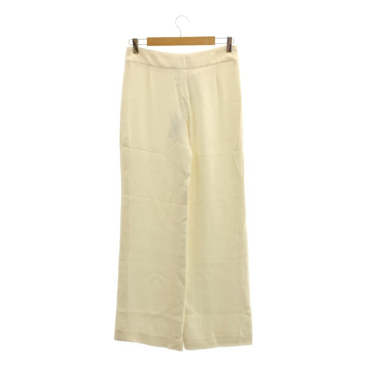 ARMANI COLLEZIONI / アルマーニコレツォーニ | アセテート ワイド スラックス パンツ | 40 |