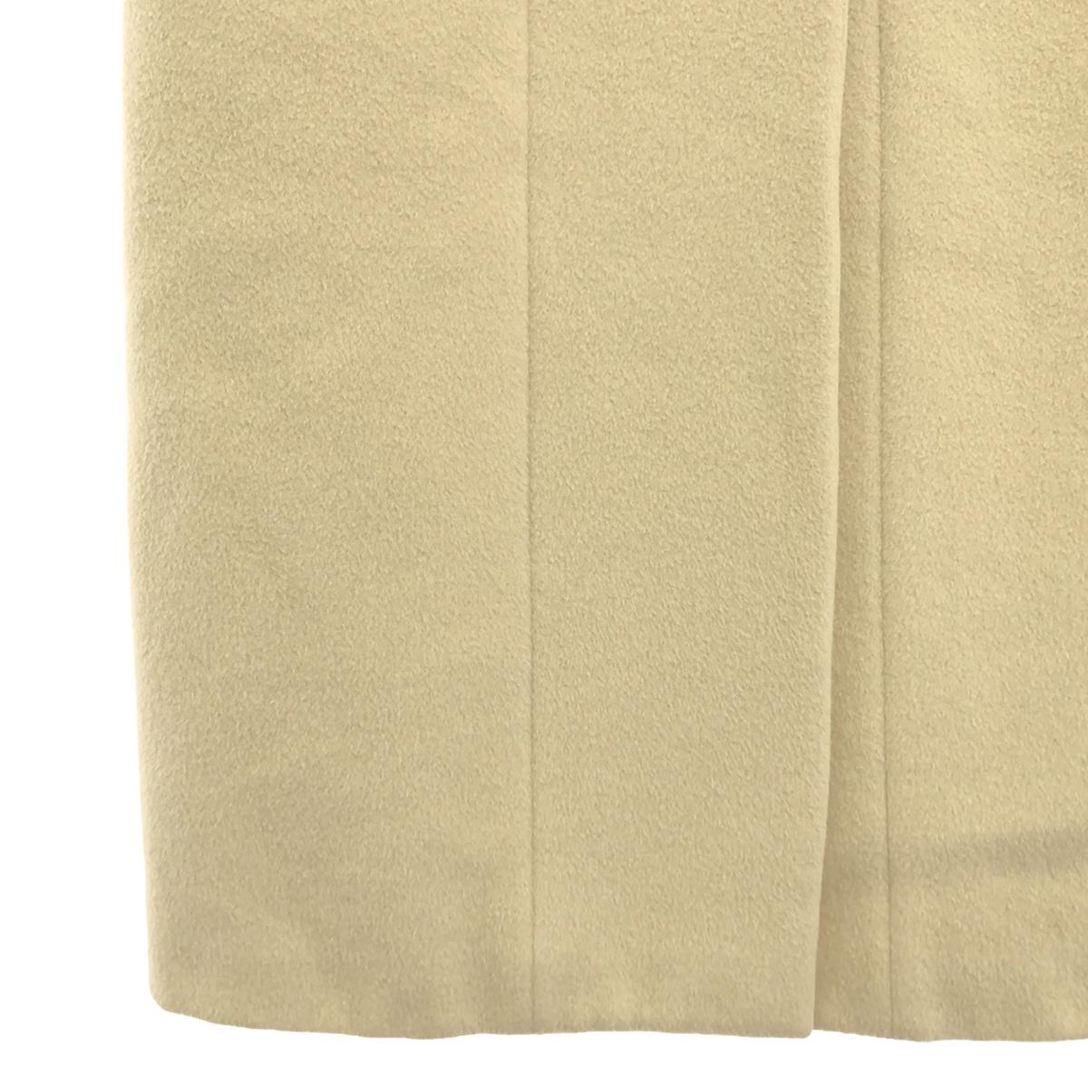 SYBILLA | Wool Chesterfield Coat | 40 | Beige | Women's