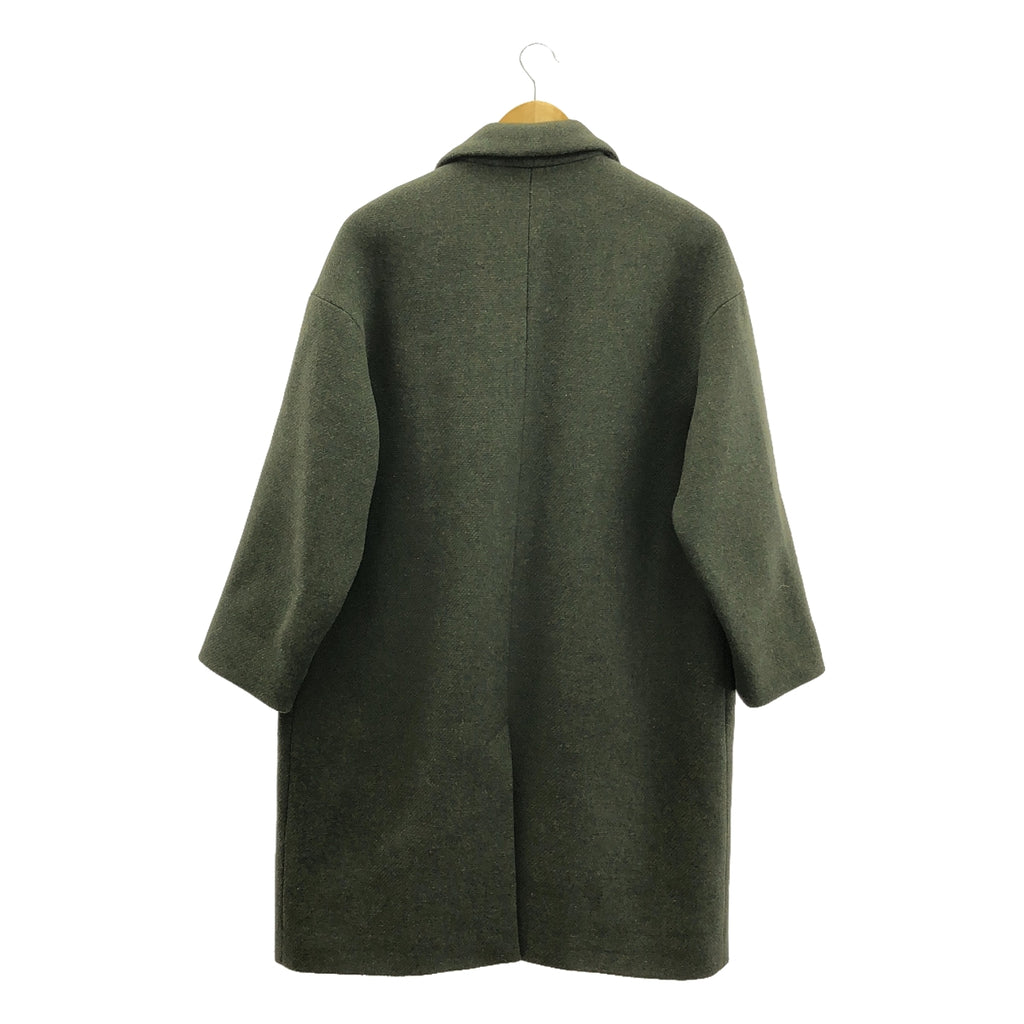 【美品】  ottod'Ame / オットダム | ウール シングル チェスターコート / 総裏地 | 36 | オリーブ | レディース