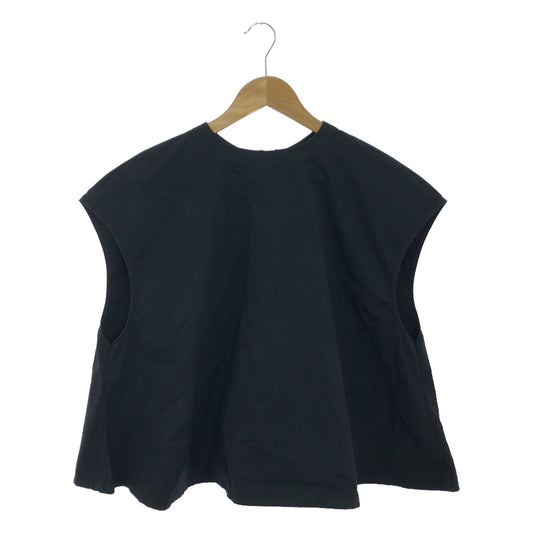 CELERI / Cerulli | 2023SS | Deuxieme Classe FLARE Sleeveless Blouse | F | Black | Women's