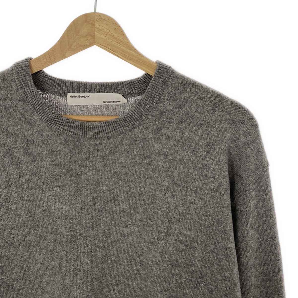 L'Appartement / アパルトモン | 2022AW | Cashmere C/N Poncho Knit グレー | F | グレー | レディース