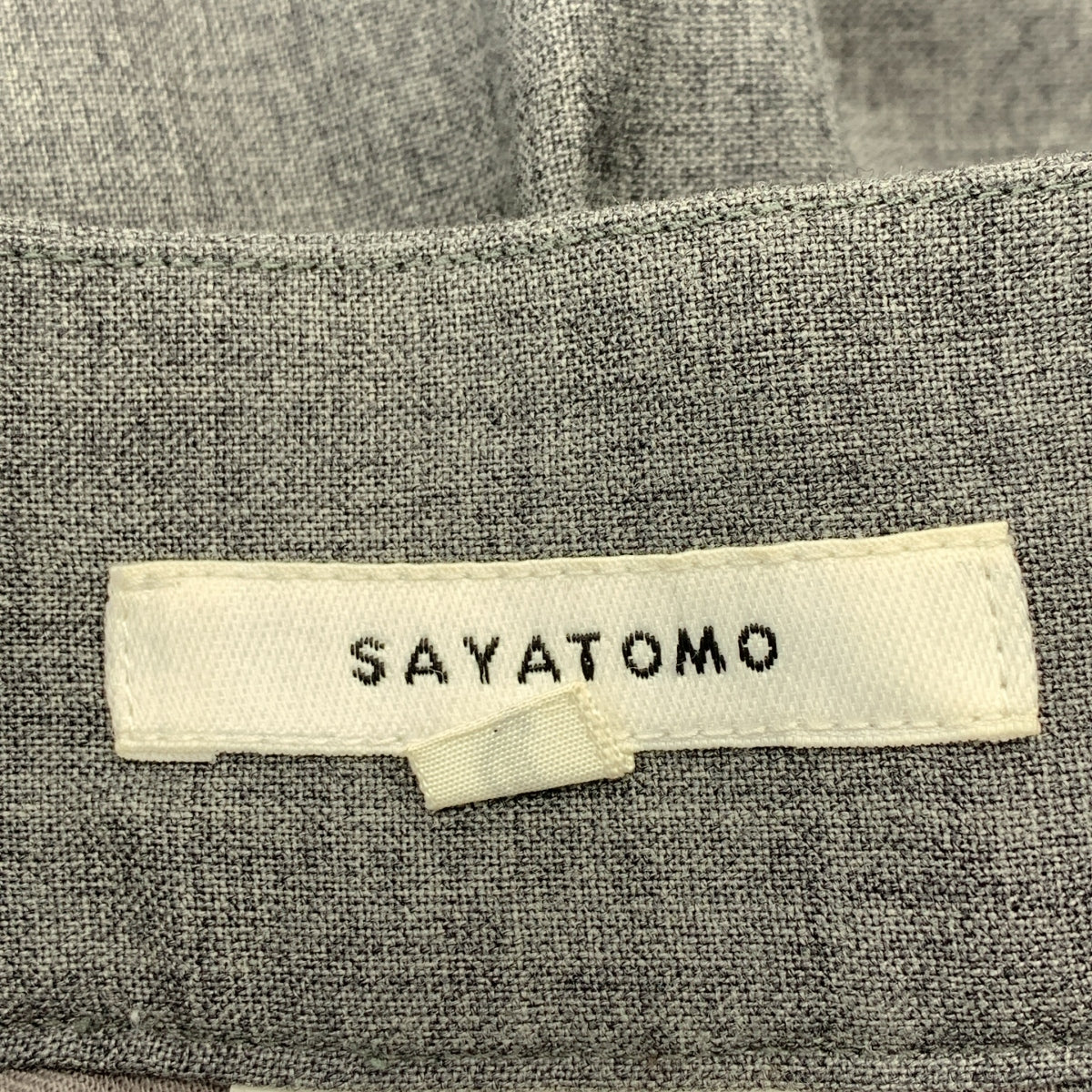SAYATOMO | 褶襉錐形褲 | 1 |