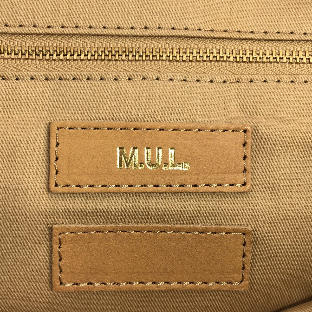 【美品】  M.U.L. / エムユーエル | キャンバスハンドトートバッグ | ベージュ | レディース