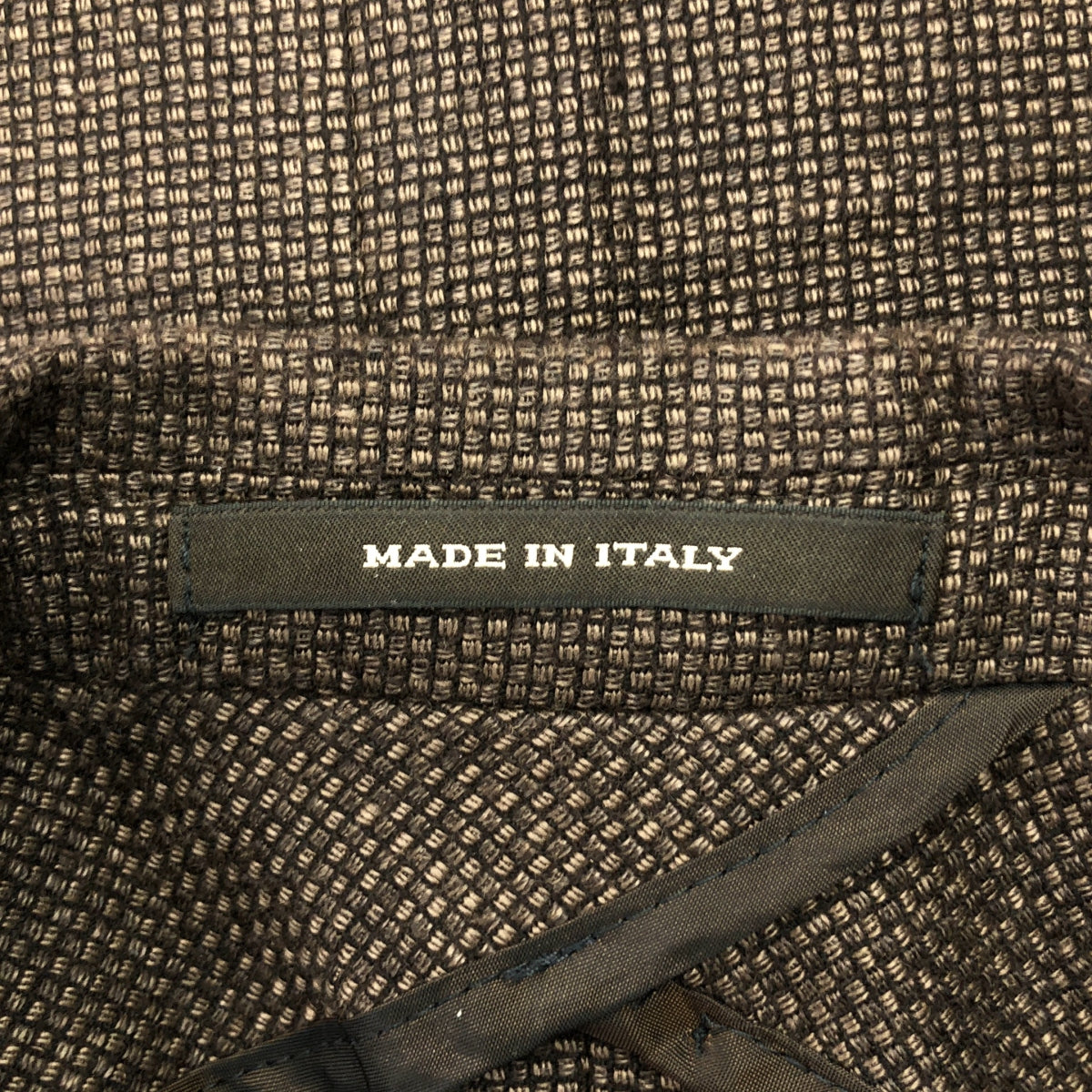 TAGLIATORE | 亞麻與羊毛訂製外套 | 46/R | 深棕色 | 男款