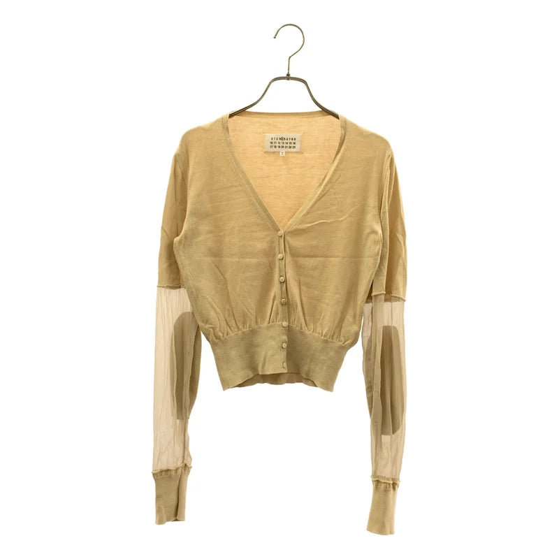 Maison Margiela / 馬丁馬吉拉 | 2016SS | 透膚拼接短版開襟衫 | S | 女款