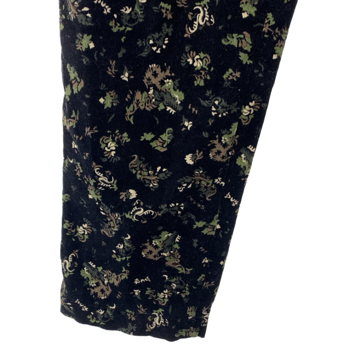 sacai / サカイ | コーデュロイ 総柄 カーゴパンツ | 2 | ブラック | レディース
