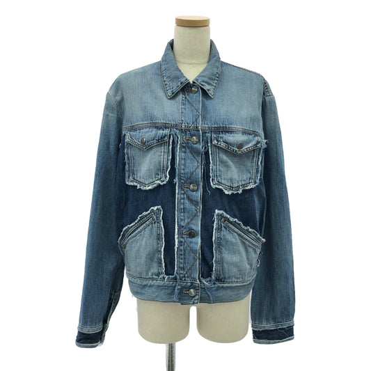 Maison Margiela | 2018SS | Decoratiqué Reconstructed Denim Jacket | 42 | Indigo | Women's