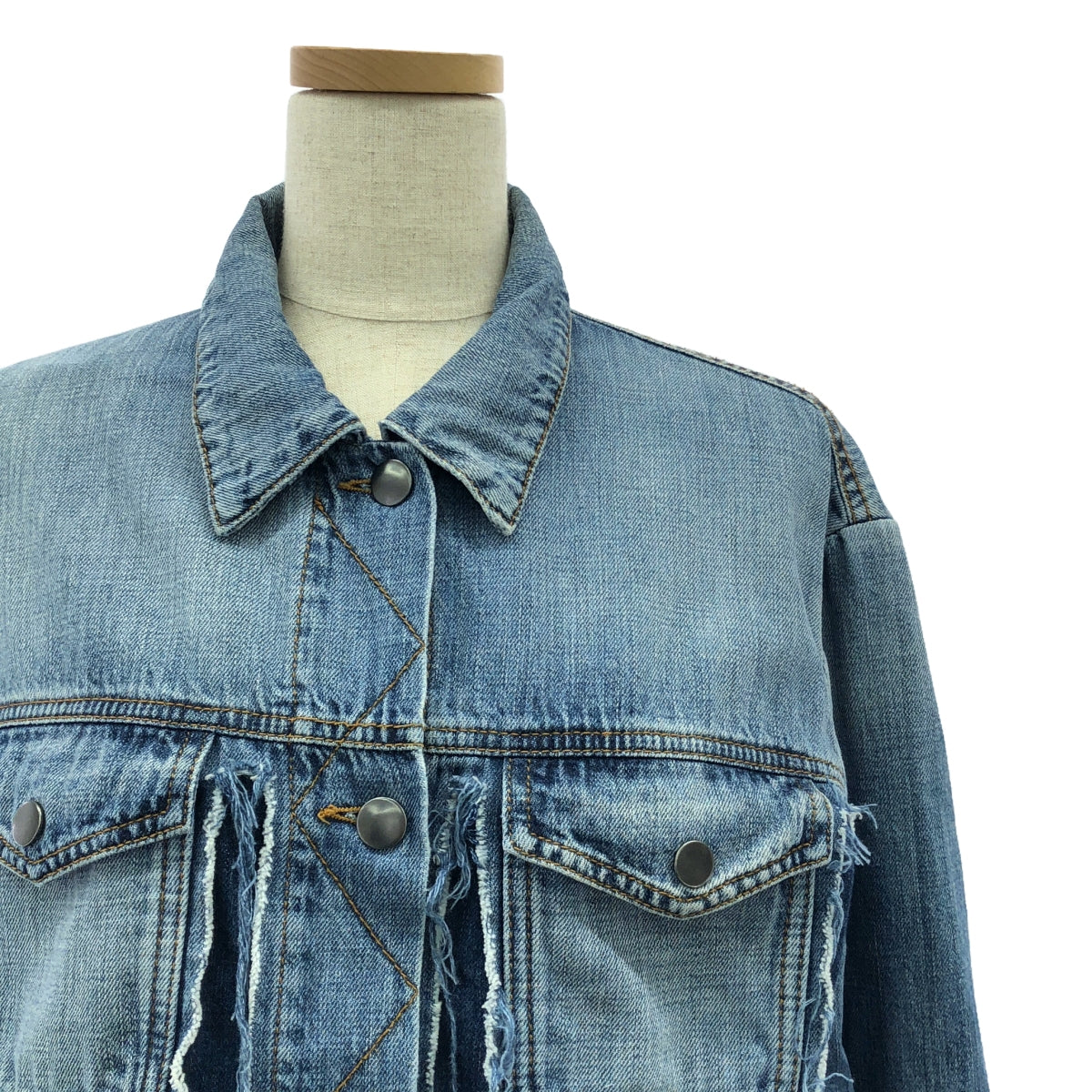 Maison Margiela | 2018SS | Decoratiqué Reconstructed Denim Jacket | 42 | Indigo | Women's