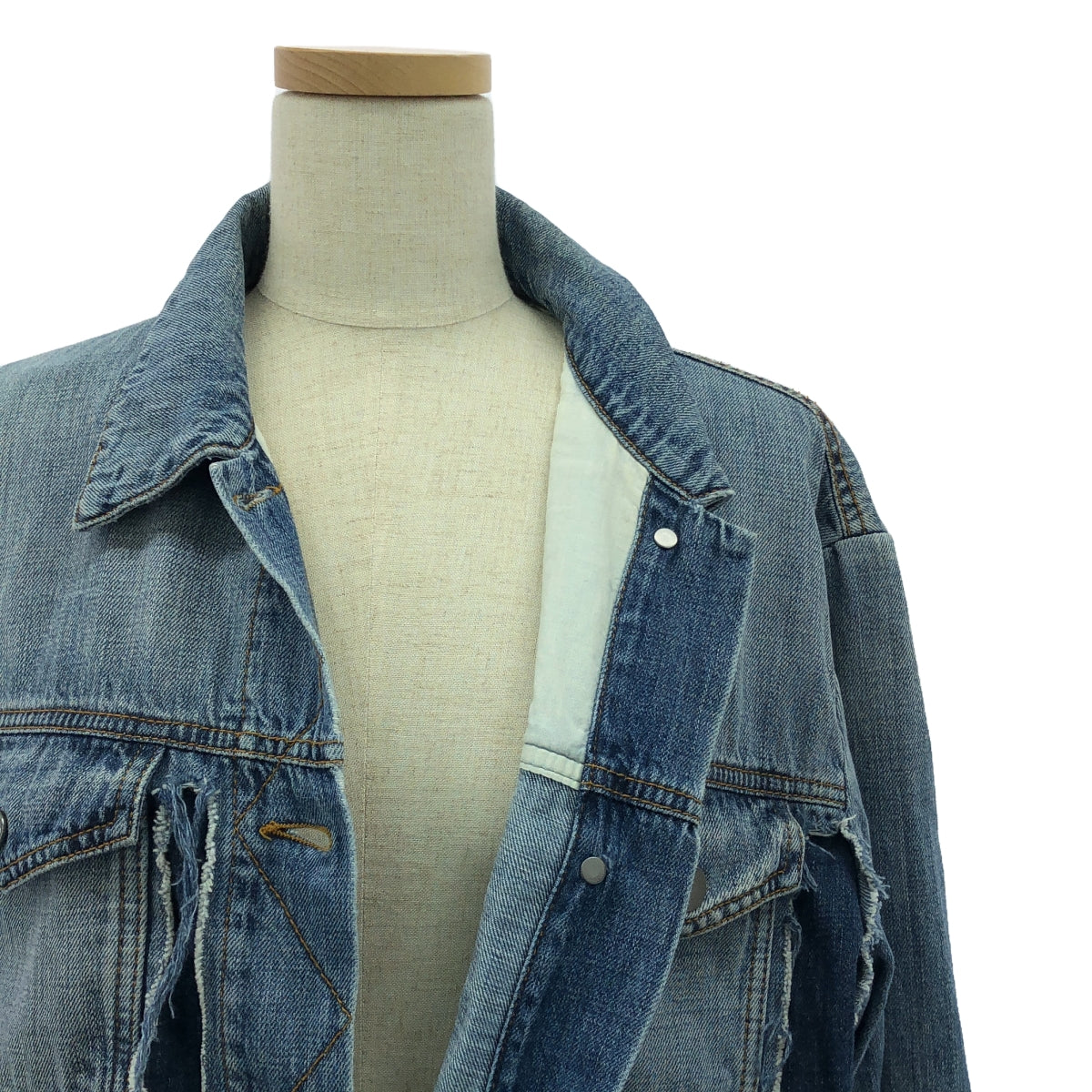 Maison Margiela | 2018SS | Decoratiqué Reconstructed Denim Jacket | 42 | Indigo | Women's