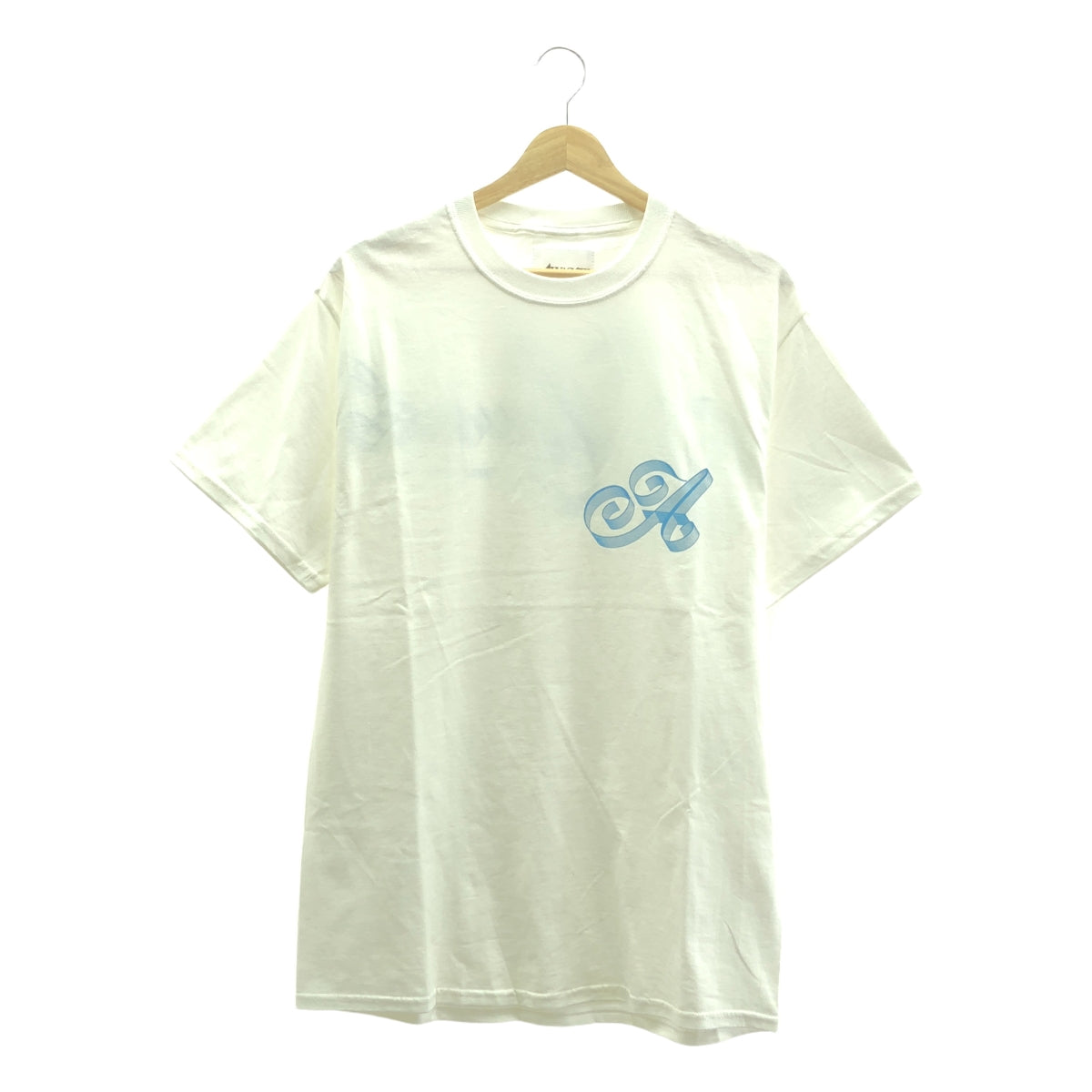 【美品】  AWAKE NY / アウェイクニューヨーク | RIBBON SCRIPT TEE リボンスクリプト Tシャツ | M | ホワイト | メンズ
