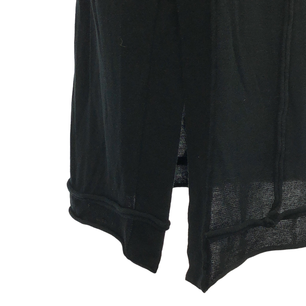 YOHJI YAMAMOTO POUR HOMME / 요우지야마모토풀 옴므 | 2020SS | 꿰매는 디자인 코튼 니트 크루 넥 롱 가디건 | 3 | 남성