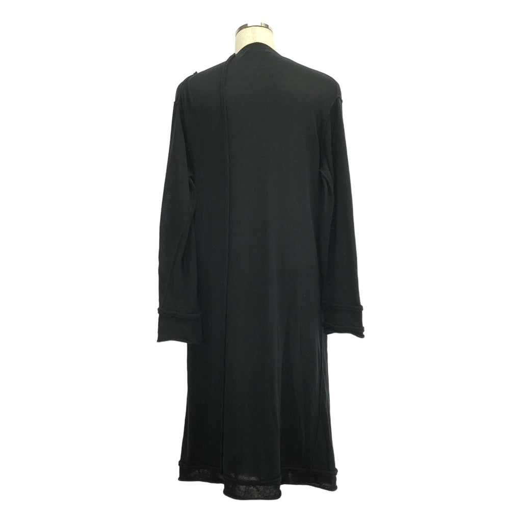 YOHJI YAMAMOTO POUR HOMME / 요우지야마모토풀 옴므 | 2020SS | 꿰매는 디자인 코튼 니트 크루 넥 롱 가디건 | 3 | 남성