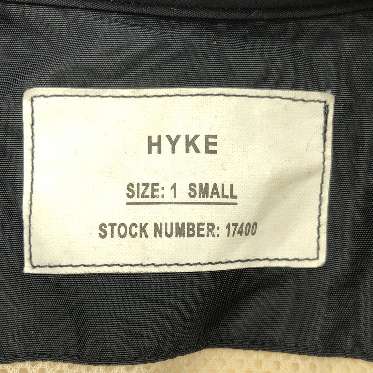 HYKE / 하이크 | 2023AW | FAUX SHEARLING JACKET 가짜 무톤 보아 재킷 | S | 아이보리 | 여성
