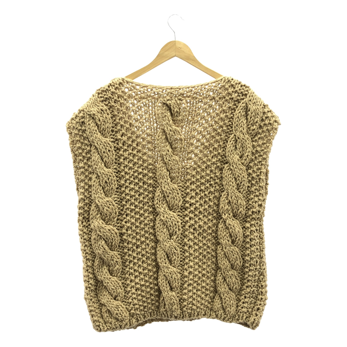 MAYDI / マイディ | HAND-KNITTED CHUNKY VEST ニットベスト | U | ベージュ | レディース